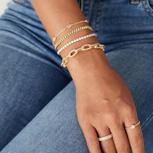 KissYan Gold Cuff Bangle Bracelets for Women, 14K Gold Plated Adjustable Open Cuff Bracelet Flat Hollow Butterfly Cubic Zirconia Jewelry Gift2