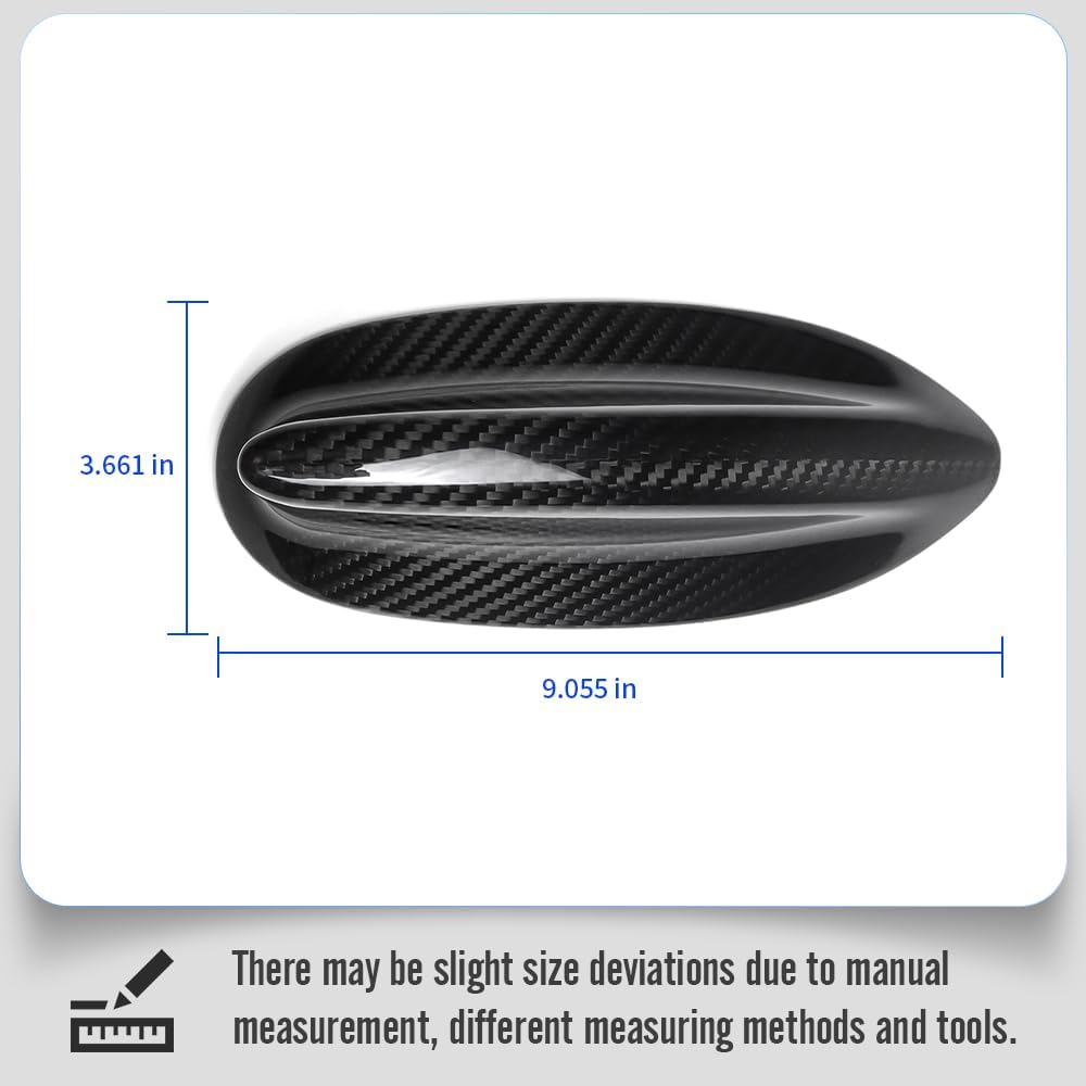 Genuine Carbon Fiber Shark Antenna Cover for Integra A-Spec w/Technology DE4 Type S DE5 2022 2023 2024,for Integra Roof Aerial Base Decorative Cap