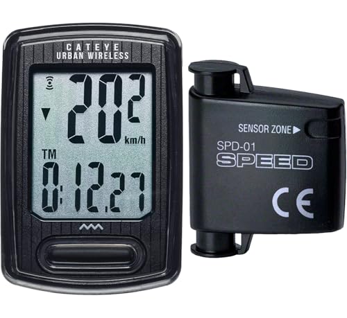 CATEYE Urban Wireless Bike Computer – Analog...