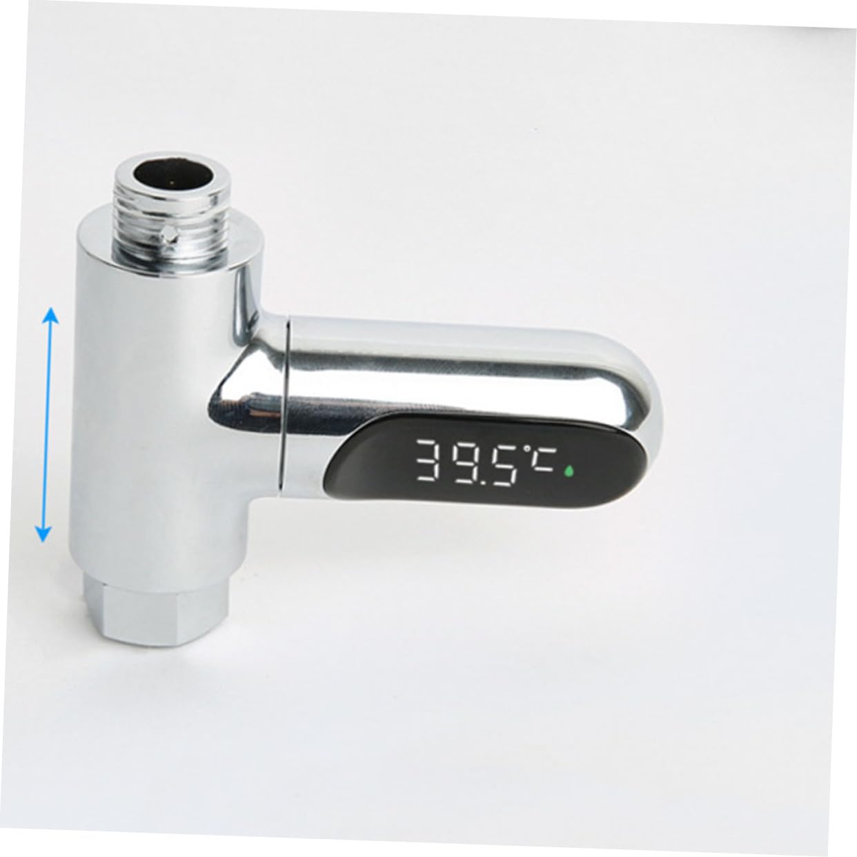 Led-anzeige Duschthermometer Wassertemperaturmesser Monitor Für Wasserdichte Anzeige Sichtbares Wasser Silber Messbereich