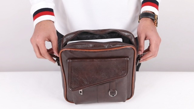 FUR JADEN Sling Cross Body Messenger Shoulder Bag