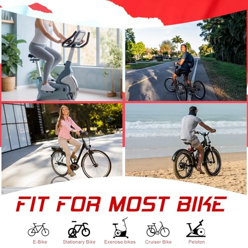 Image of BUCKLOS Wide Bike Seat for Men Women Ebike Seats Comfort Extra Large Comfortable Bicycle Seats Saddle for Ebike /Crusier /Exercise /Peloton Bike