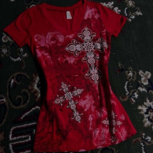 T-shirt Emo Y2K ample et confortable qui élimine la chaleur - 3