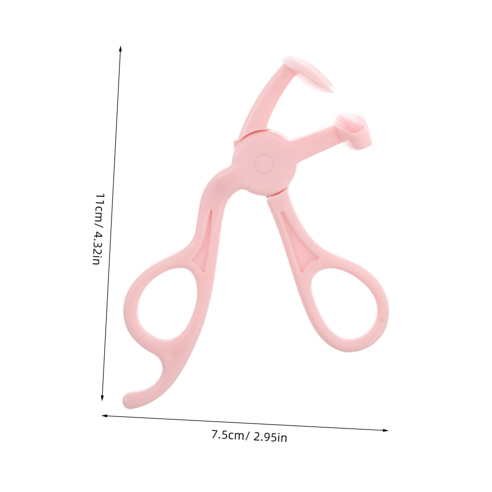 HAKIDZEL Curl Your Lashes Effortlessly Frameless Eyelash Curler Lash Makeup Tools Portable for Hooded Eyes