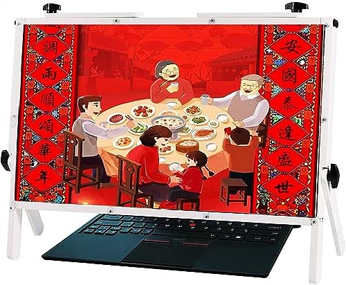 Lupa de pantalla de computadora portátil ELzEy antirreflejo con soporte de 22 2