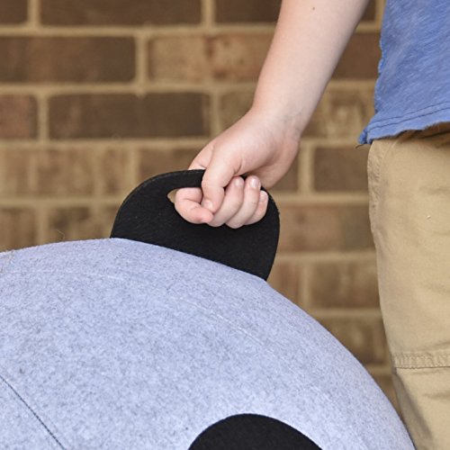 Image of Vivora Niko - Sitting Ball Chair for Office and Home, Lightweight Self-Standing Ergonomic Posture Activating Exercise Ball Solution with Handle & Cover, Classroom & Yoga