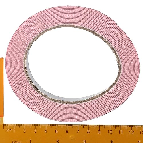 Image of Double Sided Foam Tape, 16.5ft x 1in White PE Foam Tape Soft Mounting Tape, 2 Sided Strong Adhesive Tape for Car & Gap Filling Mountings, Office Decor, Home Decor (0.04in Thick)