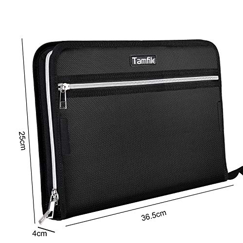 Porte-documents A4 bouton pression pochette transparente plastique bord perforé - 6