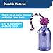 PetSafe Busy Buddy Tug-A-Jug - Treat-Dispensing Dog Toy - Slow Down Eating - 2 Cup Capacity - Lower Separation Anxiety - Cleans Teeth - Easy to Wash - Multi-Sensory Stimulation - Purple, M/L