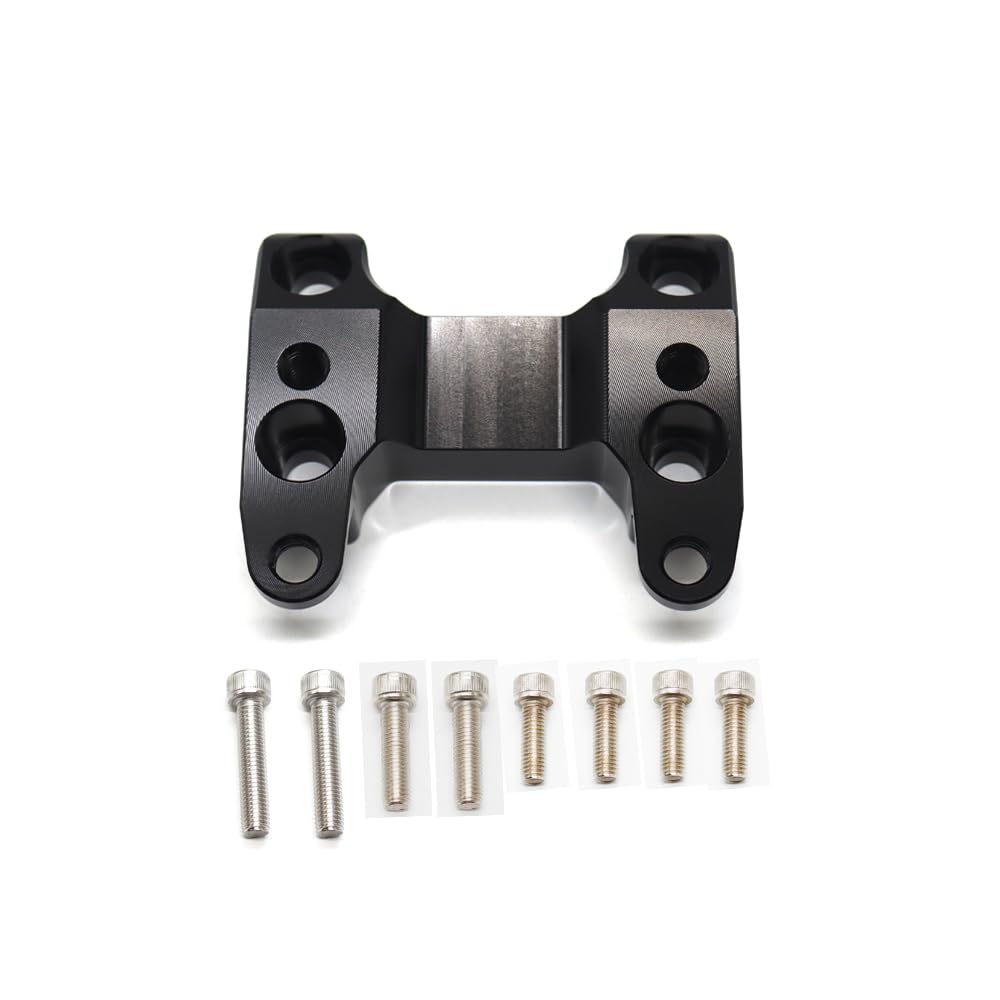 Adattatore di prolunga per montaggio barra di drag della forcella della moto TMAX560 TMAX T-MAX 560 2022-2024 (Nero)