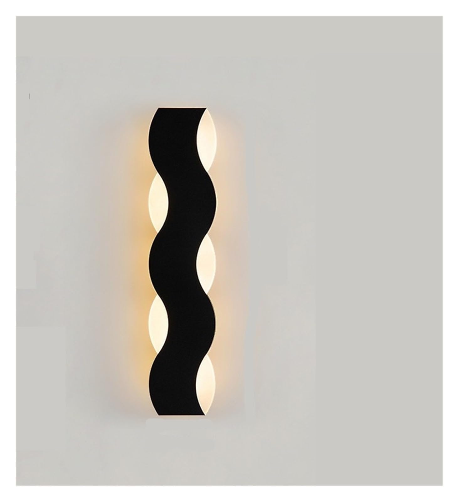 Bande lampe salon LED pour sublimer les murs sombres luminaire acrylique noir moderne