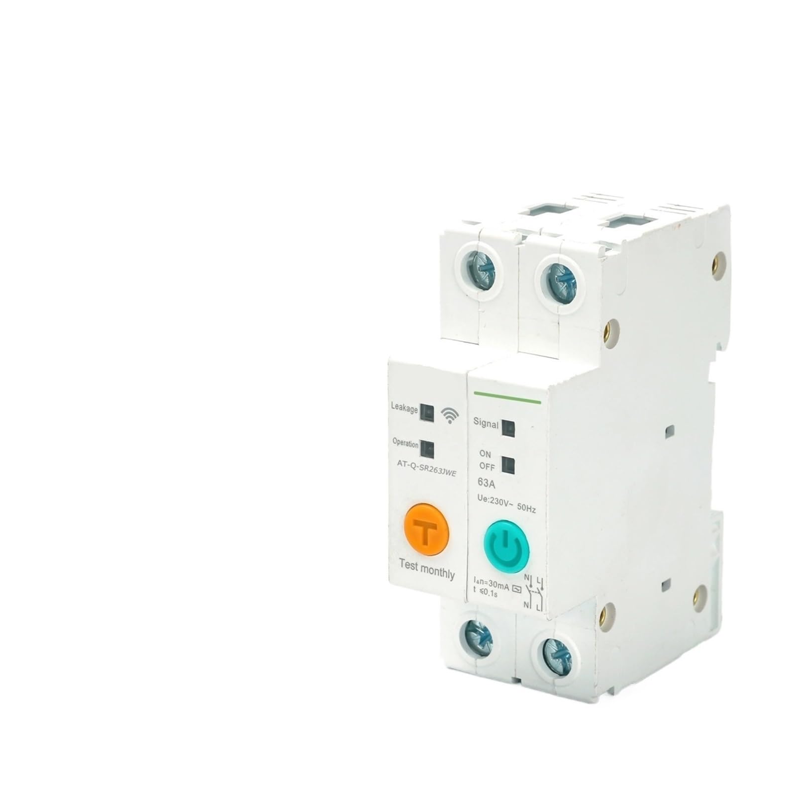 Carril DIN adecuado para interruptor remoto inalámbrico Smart Home 2P 4