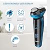 Aesfee Electric Razor for Men, IPX7 Waterproof Wet and Dry, Mens Electric Shavers Cordless 2 in 1 Rotary Shaver with Pop-up Trimmer and Travel Lock #5