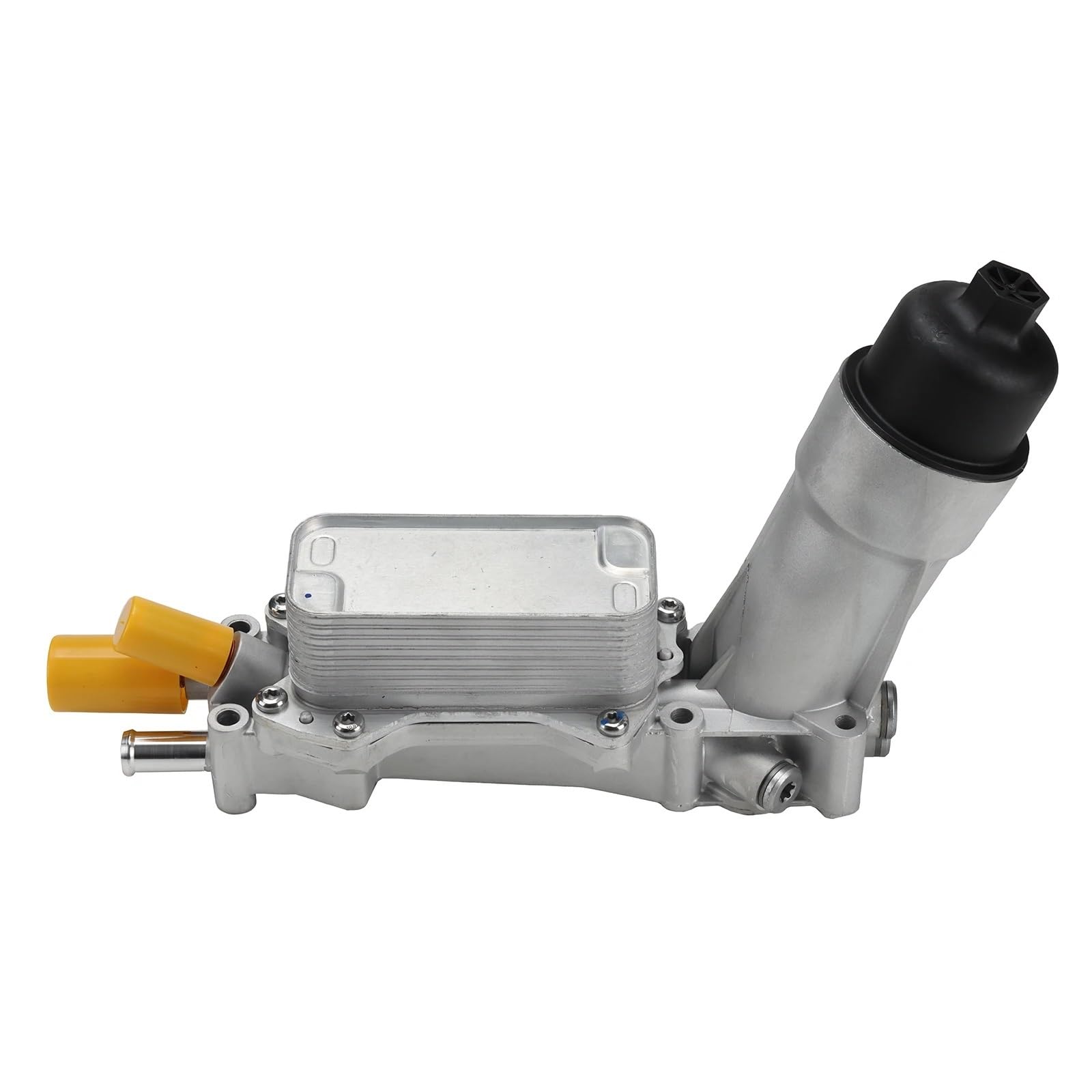 Obudowa chłodnicy oleju Chłodnica oleju silnikowego aluminiowa samochodowa 68105583AF pasuje do Jeepa, pasuje do Grand Journey, pasuje do Challenger Charger Ram 3.6L V6 ręczny przetwornik chłodnicy