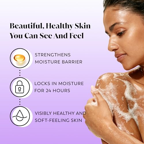 Olay Body Wash for Women, Age Defying with Vitamin E, 24hr Moisturizing, Hydrating & Refreshing, B3 Vitamin Complex, Free of Parabens & Phthalates, For All Skin Types, Scented, 22 fl oz (Pack of 4) - Image 3