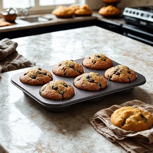Image of Perfect Pricee Metal 6 Slot Muffin Tray (Muffin Tray)