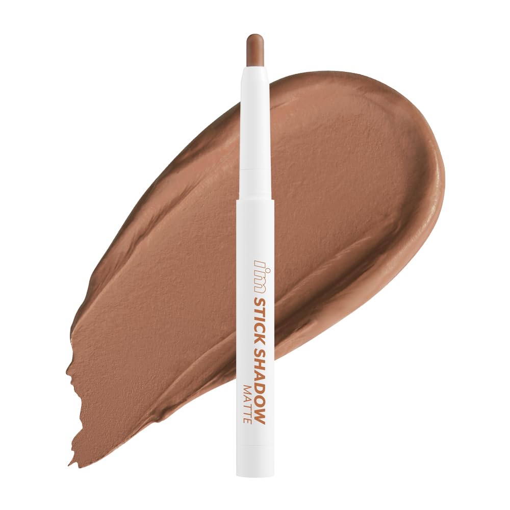 【i'm meme Official Store】i'm meme Stick Shadow Matte 03 Teddy Apricot | Korean Cosmetics | Eye Shadow | 12 Colors | Natural Color Development | For Beginners | Daily Use | Matte & Glitter & Shimmer : 