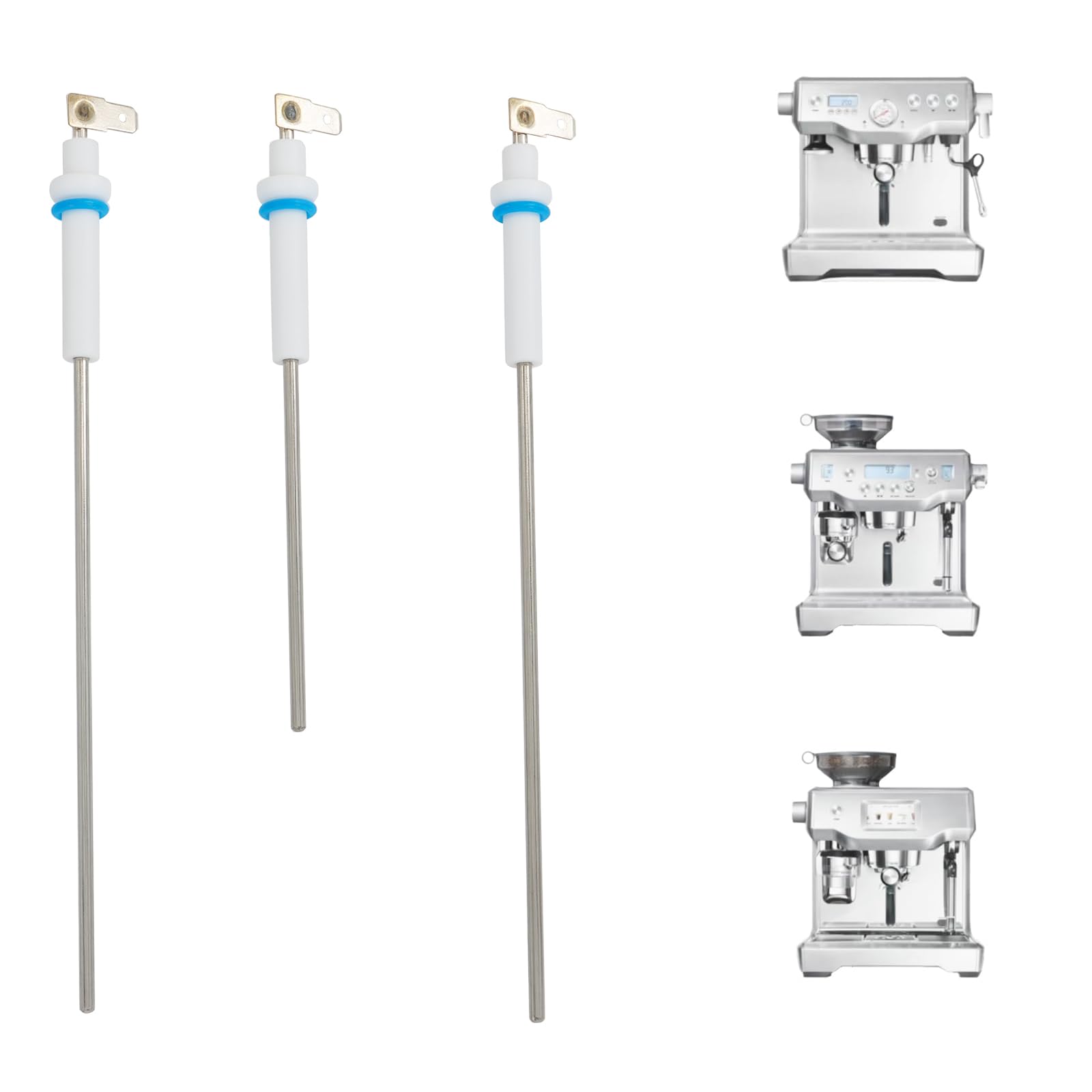 SP0001820 zestaw sond parowych kompatybilny z ekspresami do kawy Breville Sage Dual Boiler Oracle i Oracle Touch, części zamienne do BES900, BES920, BES980, BES990