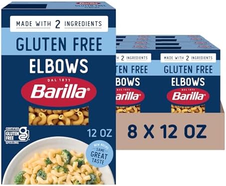 Barilla Gluten Free Elbows Pasta, Non-GMO, 12oz. (12PK)