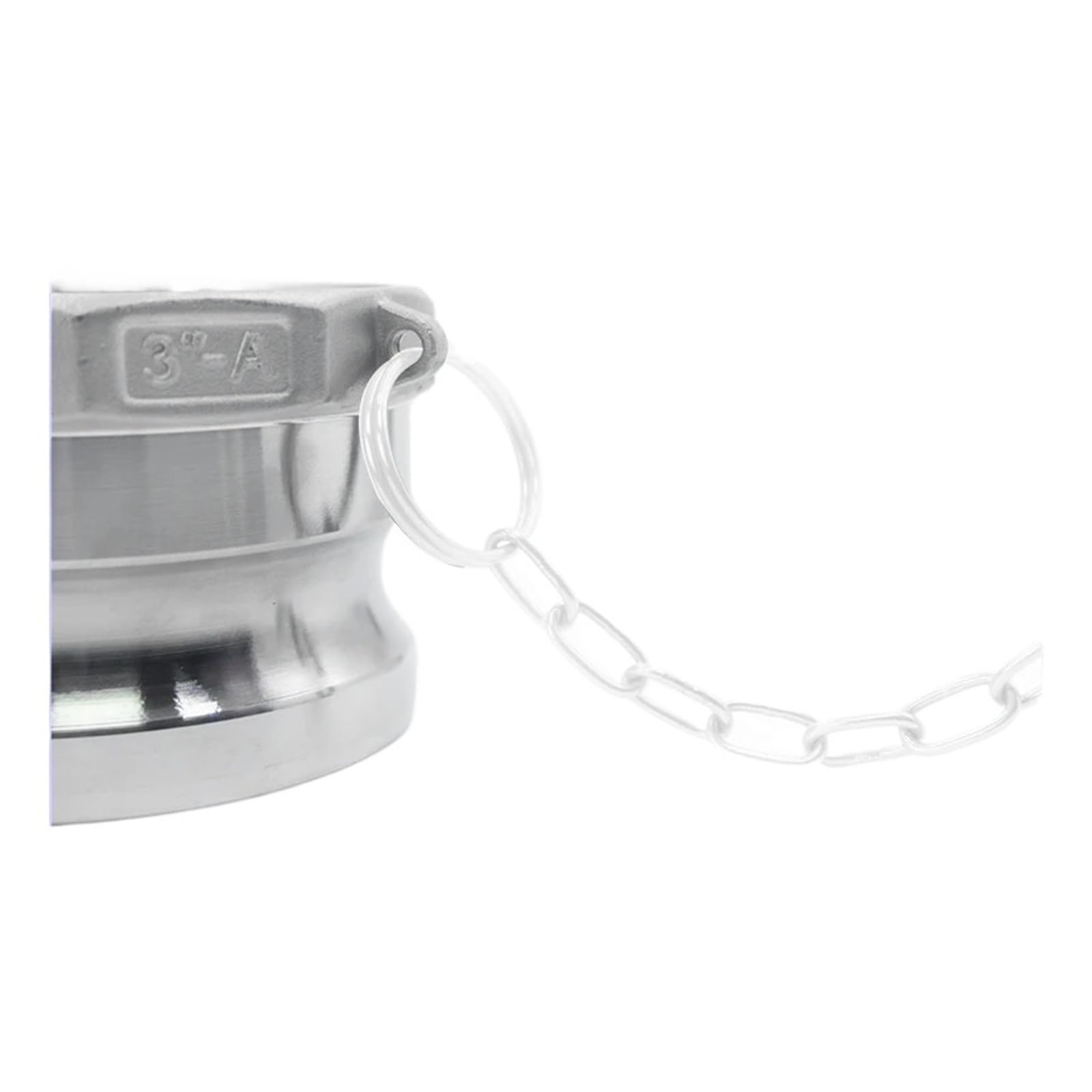 Adaptador hidráulico de acoplamiento Camlock tipo A DN80 de 3 pulgadas for tubería industrial de conexión rápida