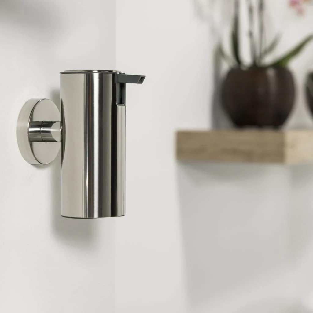 Tiger Soap Dispenser, Stainless Steel, Chrome, 5 x 10.5 x 9 cm