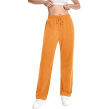 Women Wide Waistband Straight Leg Sweatpants Lounge Pants 29 Inseam