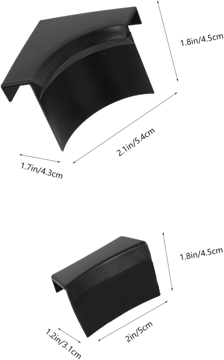 BESTonZON 12PCS Billiard Table Pocket Liners Set Mini Pool Table Accessories Sturdy Plastic Replacement Liners Corner for Boys and Girls Game Room