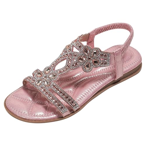Sandales femme été confortable talon compensé plates et nu-pieds
