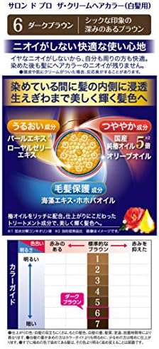Amazon サロンドプロ ザ クリームヘアカラー 白髪用 6 50 50g 医薬部外品 サロンドプロ 白髪染め 通販