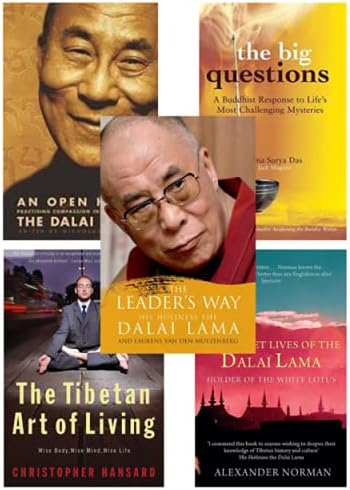 Dalai Lama Books | Buddhism Books | Tibetan Book | Leadership Books | Spiritual Wisdom Books | Set of 5 Books