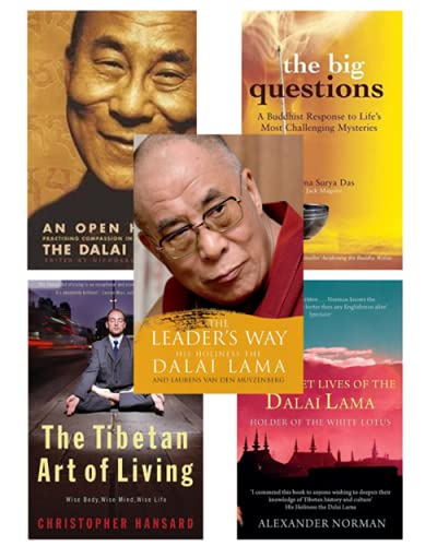 Dalai Lama Books | Buddhism Books | Tibetan Book | Leadership Books | Spiritual Wisdom Books | Set of 5 Books