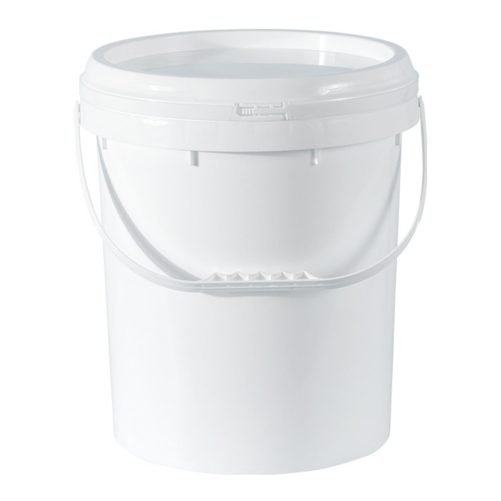 Contenedor Químico Cubo Balde Recipiente con Tapa Hermética de PP Resistente y Asa Curvada Cierre Seguro y Transporte Cómodo Adecuado para Talleres Almacenes Laboratorios