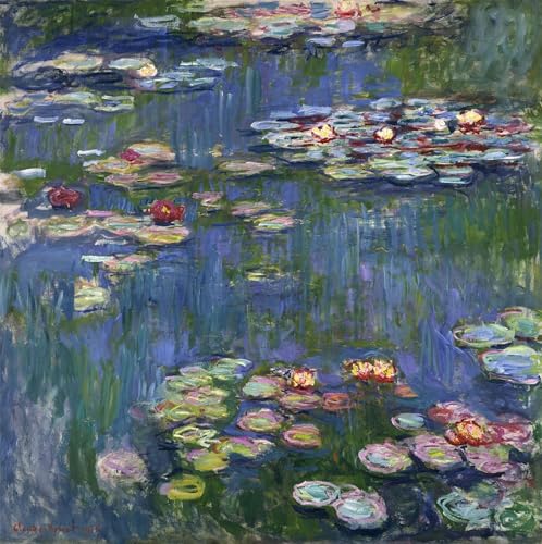 Peinture Nymphéas de Claude Monet superbe impression sur toile 60x90