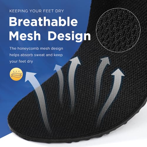 Image of Height Increase Insole Elastic Shock Absorbing Sports Shoe Insoles, Heel Lift Inserts Elevator Insoles for Men & Women (1.5cm-Black, Women US 7-8.5)