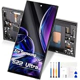 pantalla lcd samsung galaxy s6 edge plus 【Calidad excepcional】: Pantalla de alta calidad especialmente diseñada para Samsung Galaxy S22 Ultra 5G LCD, con alto brillo y una función táctil 3D muy sensible. Cada pantalla se somete a rigurosas pruebas antes del envío para garantizar que funcionará de manera estable y excelente en su dispositivo una vez instalado.