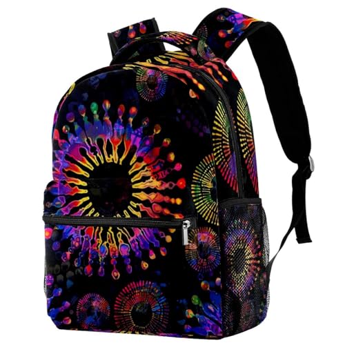 Sac à dos de voyage Tie-Dye pour les sorties extérieures et les cours au lycée