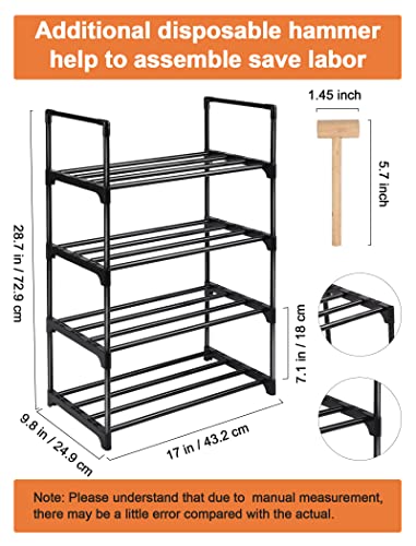 Ywinler 4 Tier Shoe Racks - Image 3