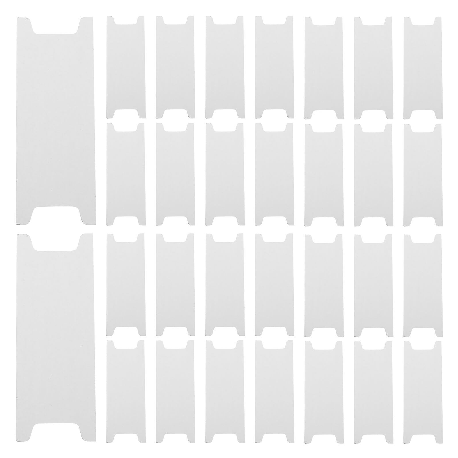 Organizzatore di Rocchetti di Filo da Ricamo in Carta Bianca, 100 Pezzi, Design Compatto per Studi e Artigianato, Supporto per Avvolgimento e Conservazione Filo