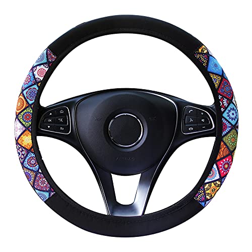 S SMAUTOP Coprivolante Elastico per Auto, 38 Cm in...