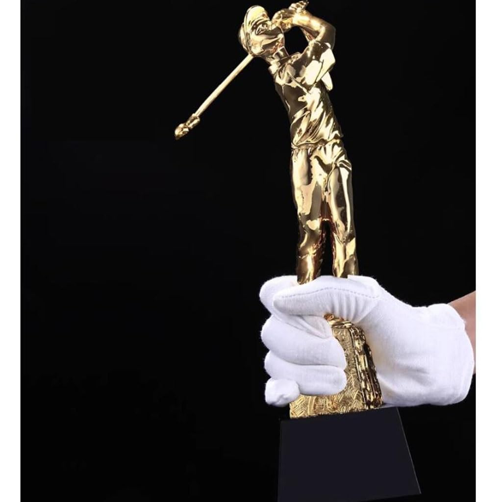 Trofei, medaglie e premi Trofeo Sportivo del Torneo di Golf Trofeo del Campionato di Competizione per Mazze da Golf Buca da Golf in Un Regalo Premio Decorazione Dell'ufficio