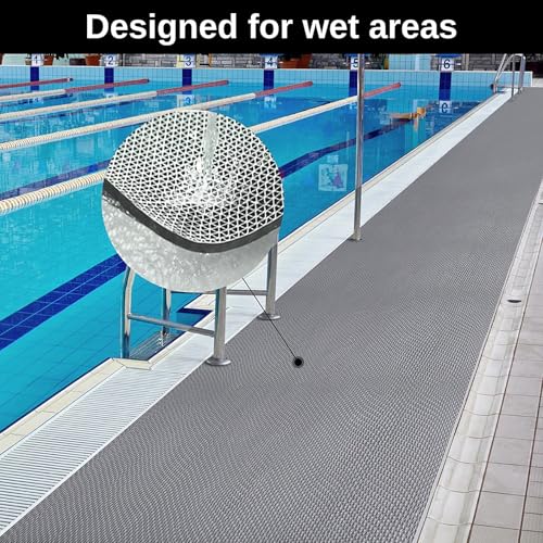 Tapis de drainage antidérapant en maille pour sol de cuisine grasse - 8
