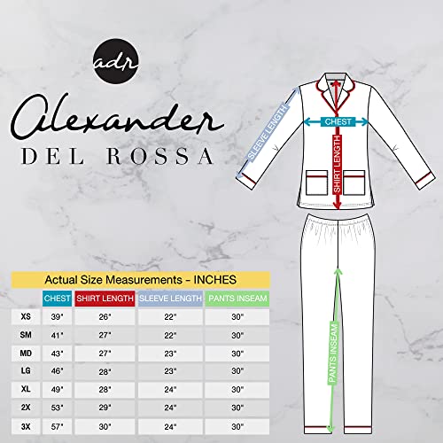 Alexander Del Rossa Women's Warm Fleece Pajamas, Long Button Down Pj Set, Xl Deep Purple (A0324Dpuxl) #TOP5