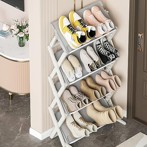 Zapatero plegable multifuncional que ahorra espacio en dormitorio 3