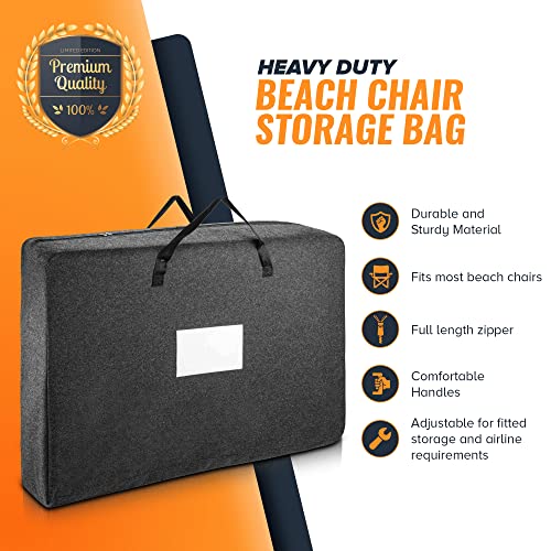 Feltectors Zero Gravity Beach Chair Travel Storage Bag Walker Folding Chair Soft Carry Case Tote Bag #TOP4