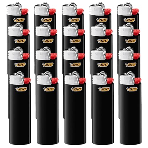 BIC Feuerzeug: Reibrad Maxi Schwarz J26-10er Set (J26 Large, 10, stück)