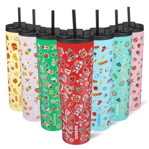 Image of BJPKPK 34oz Coffee Tumbler with Straw, Insulated Stainless Steel Cup
