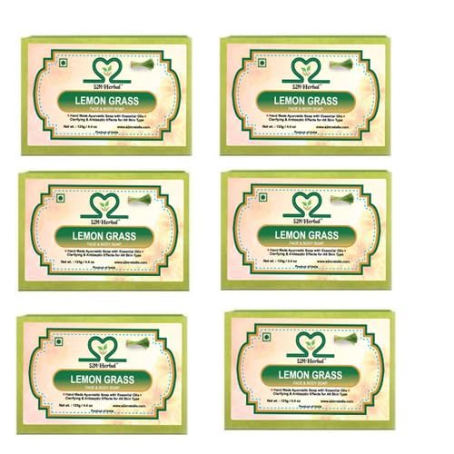 Lemon Grass Soap (Pack of 7) (7 x 125 g)-image-38