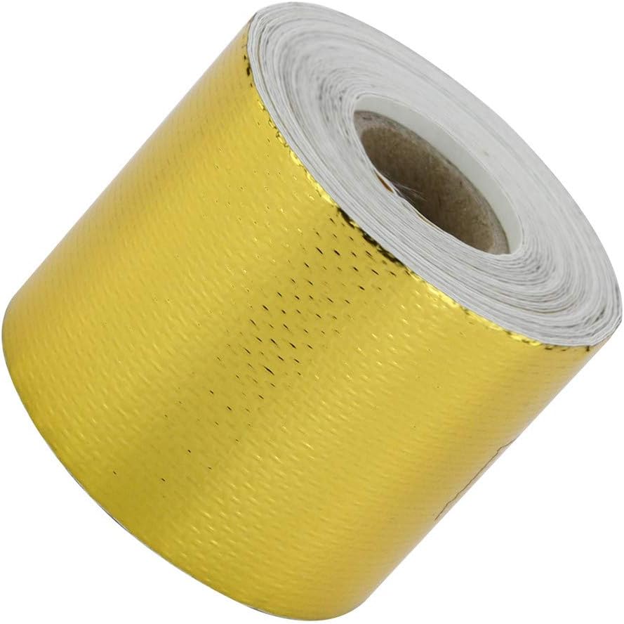 10M * 5CM Heat Shield Wrap Tape Reflective High Temperature Resistant