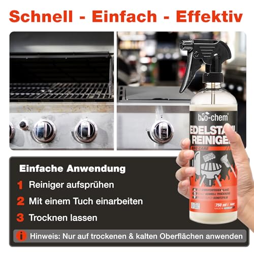 Aluminium Politur bio-chem Edelstahlreiniger 750 ml