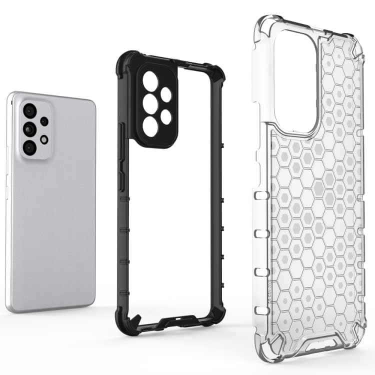 Image of Prime Retail Hard PC Back Case Cover for Samsung Galaxy A13 5G Anti Slip Ultra Thin Shockproof Reinforced Corners (Transparent)